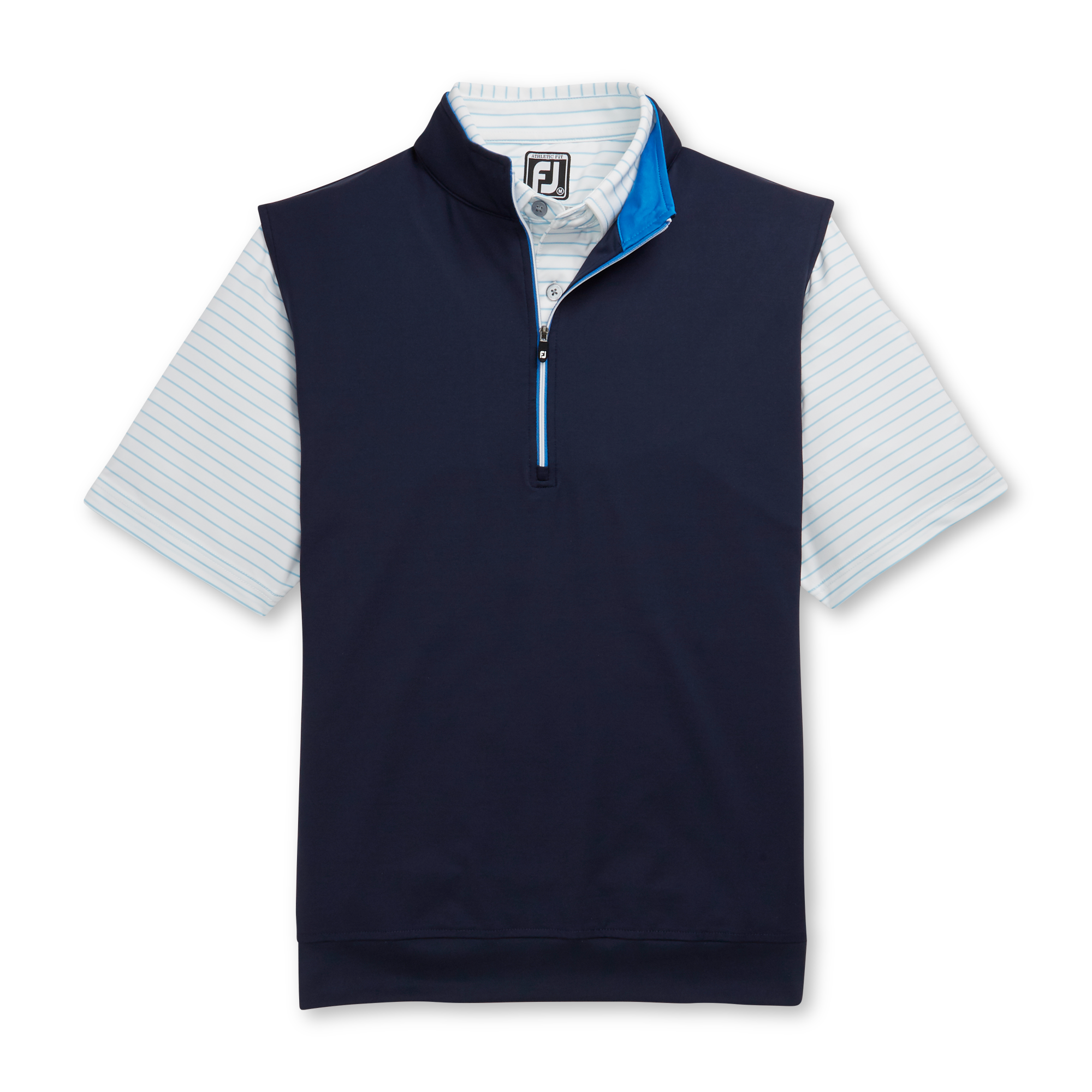 Half-Zip Jersey Vest